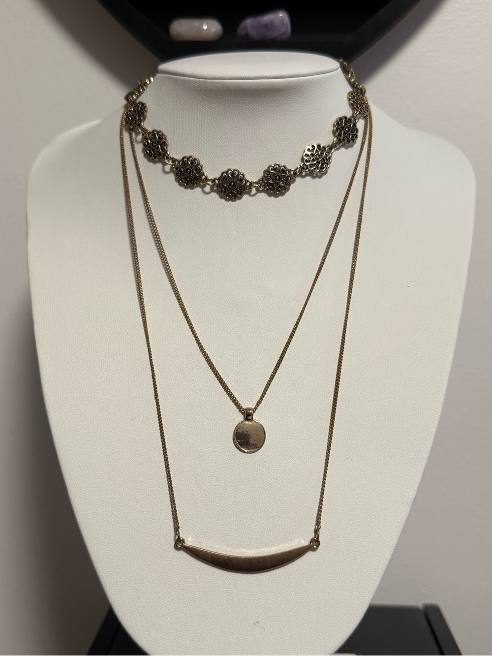 Gold-Tone Layered Necklace